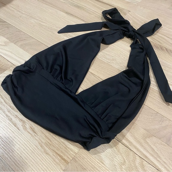 Black Halter Top - Picture 6 of 7
